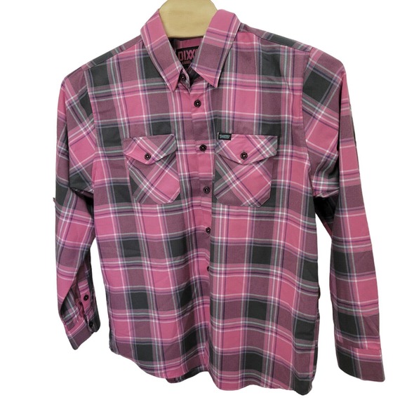 Dixxon Flannel Company "Shreddy" Long Sleeve Flannel Shirt with Buttons-Sz.XL - Picture 3 of 5